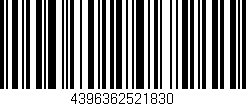 Código de barras (EAN, GTIN, SKU, ISBN): '4396362521830'