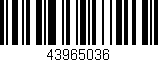 Código de barras (EAN, GTIN, SKU, ISBN): '43965036'