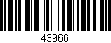 Código de barras (EAN, GTIN, SKU, ISBN): '43966'