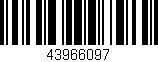 Código de barras (EAN, GTIN, SKU, ISBN): '43966097'