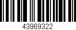 Código de barras (EAN, GTIN, SKU, ISBN): '43969322'