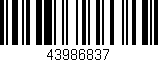 Código de barras (EAN, GTIN, SKU, ISBN): '43986837'