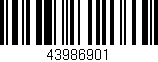 Código de barras (EAN, GTIN, SKU, ISBN): '43986901'