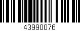 Código de barras (EAN, GTIN, SKU, ISBN): '43990076'