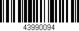 Código de barras (EAN, GTIN, SKU, ISBN): '43990094'