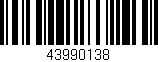 Código de barras (EAN, GTIN, SKU, ISBN): '43990138'