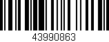Código de barras (EAN, GTIN, SKU, ISBN): '43990863'
