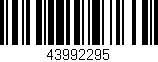 Código de barras (EAN, GTIN, SKU, ISBN): '43992295'