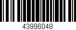 Código de barras (EAN, GTIN, SKU, ISBN): '43996048'