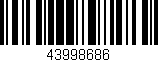 Código de barras (EAN, GTIN, SKU, ISBN): '43998686'