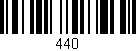 Código de barras (EAN, GTIN, SKU, ISBN): '440'
