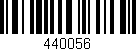 Código de barras (EAN, GTIN, SKU, ISBN): '440056'