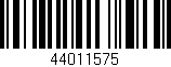 Código de barras (EAN, GTIN, SKU, ISBN): '44011575'