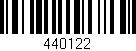 Código de barras (EAN, GTIN, SKU, ISBN): '440122'