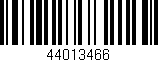 Código de barras (EAN, GTIN, SKU, ISBN): '44013466'