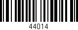 Código de barras (EAN, GTIN, SKU, ISBN): '44014'