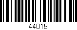 Código de barras (EAN, GTIN, SKU, ISBN): '44019'