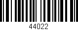 Código de barras (EAN, GTIN, SKU, ISBN): '44022'
