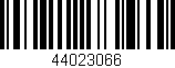 Código de barras (EAN, GTIN, SKU, ISBN): '44023066'