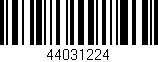 Código de barras (EAN, GTIN, SKU, ISBN): '44031224'