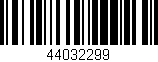 Código de barras (EAN, GTIN, SKU, ISBN): '44032299'