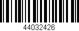 Código de barras (EAN, GTIN, SKU, ISBN): '44032426'