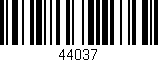 Código de barras (EAN, GTIN, SKU, ISBN): '44037'