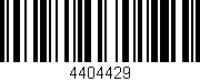 Código de barras (EAN, GTIN, SKU, ISBN): '4404429'