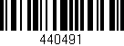 Código de barras (EAN, GTIN, SKU, ISBN): '440491'