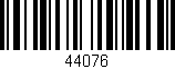 Código de barras (EAN, GTIN, SKU, ISBN): '44076'