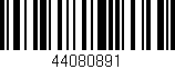Código de barras (EAN, GTIN, SKU, ISBN): '44080891'