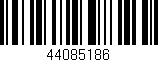 Código de barras (EAN, GTIN, SKU, ISBN): '44085186'