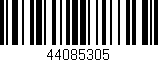 Código de barras (EAN, GTIN, SKU, ISBN): '44085305'