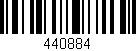 Código de barras (EAN, GTIN, SKU, ISBN): '440884'