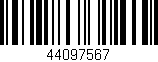 Código de barras (EAN, GTIN, SKU, ISBN): '44097567'