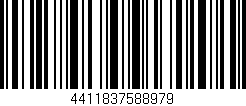 Código de barras (EAN, GTIN, SKU, ISBN): '4411837588979'