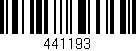 Código de barras (EAN, GTIN, SKU, ISBN): '441193'