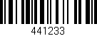 Código de barras (EAN, GTIN, SKU, ISBN): '441233'