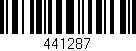 Código de barras (EAN, GTIN, SKU, ISBN): '441287'
