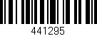 Código de barras (EAN, GTIN, SKU, ISBN): '441295'
