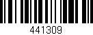 Código de barras (EAN, GTIN, SKU, ISBN): '441309'