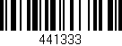 Código de barras (EAN, GTIN, SKU, ISBN): '441333'