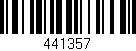 Código de barras (EAN, GTIN, SKU, ISBN): '441357'