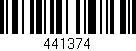 Código de barras (EAN, GTIN, SKU, ISBN): '441374'