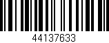 Código de barras (EAN, GTIN, SKU, ISBN): '44137633'