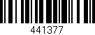 Código de barras (EAN, GTIN, SKU, ISBN): '441377'