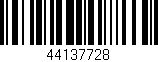 Código de barras (EAN, GTIN, SKU, ISBN): '44137728'