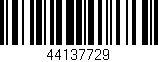 Código de barras (EAN, GTIN, SKU, ISBN): '44137729'