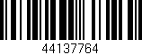 Código de barras (EAN, GTIN, SKU, ISBN): '44137764'