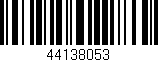 Código de barras (EAN, GTIN, SKU, ISBN): '44138053'